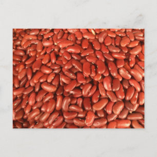 Cartão Postal Feijões de Rim Vermelho