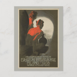 Cartão Postal Feira Mundial de Milão, 1906