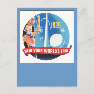 Cartão Postal Feira Mundial de Nova Iorque de 1939