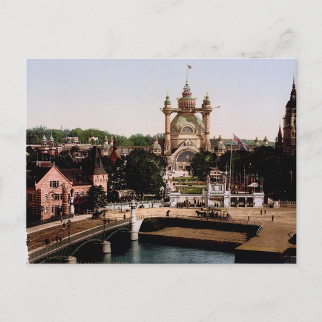 Cartão Postal Feira Suecia de Estocolmo (Frente)