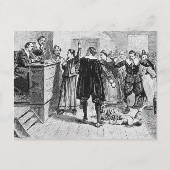 Cartão Postal Feitiçaria em Salem Village (Frente)