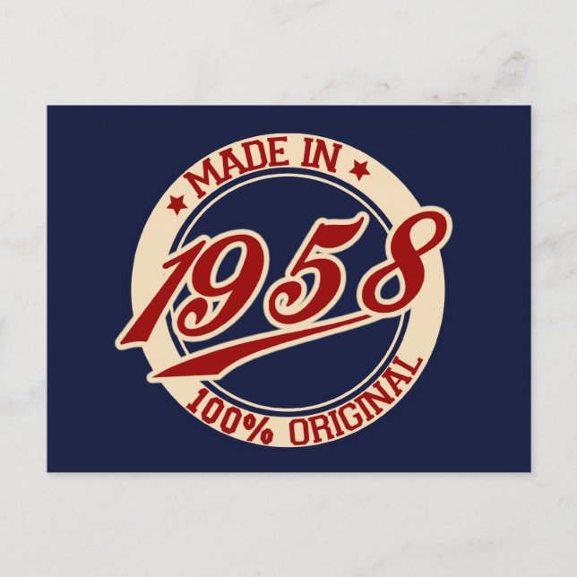 Cartão Postal Feito Em 1958 (Frente)