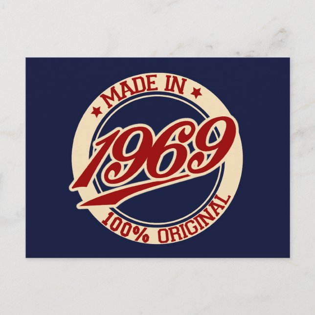 Cartão Postal Feito Em 1969 (Frente)