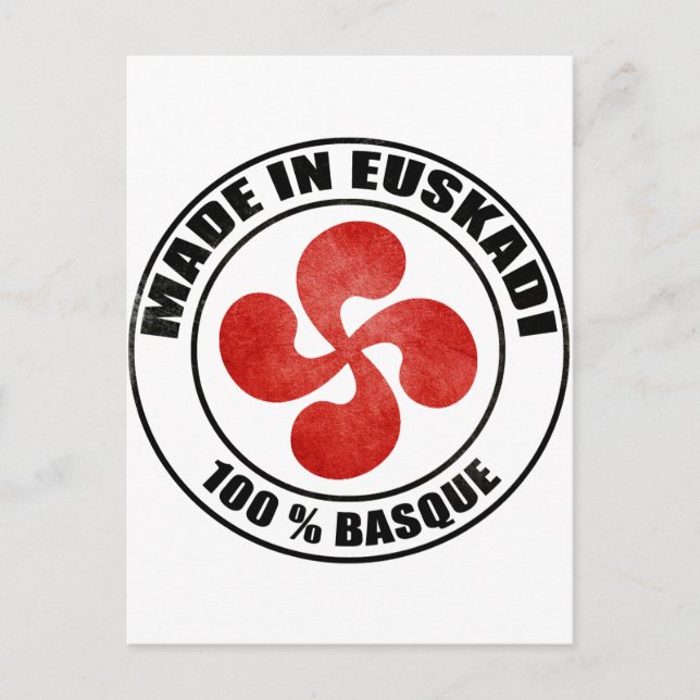 Cartão Postal feito em Euskadi Bayonne (Frente)