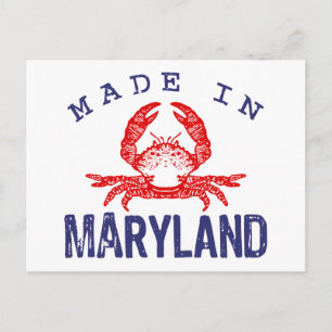 Cartão Postal Feito em Maryland