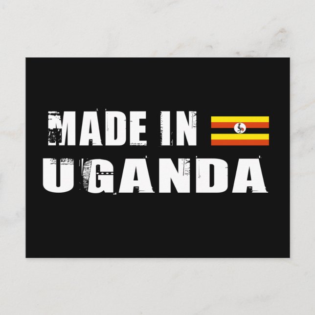 Cartão Postal Feito em Uganda (Frente)