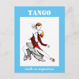Cartão Postal Feito na Argentina Tango