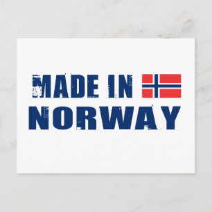 Cartão Postal Feito na Noruega