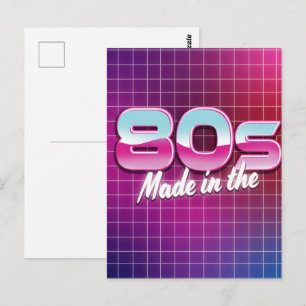 Cartão Postal Feito nos anos 80
