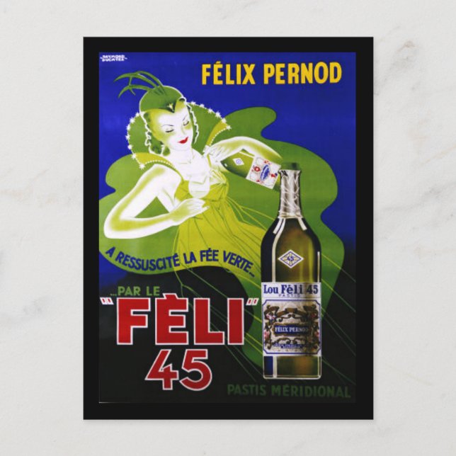 CARTÃO POSTAL FELI 45 ABSINTHE (Frente)