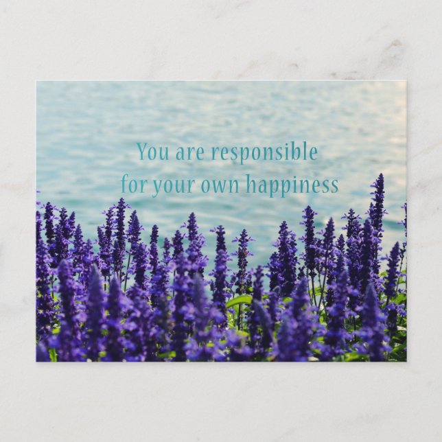 Cartão Postal Felicidade (Frente)