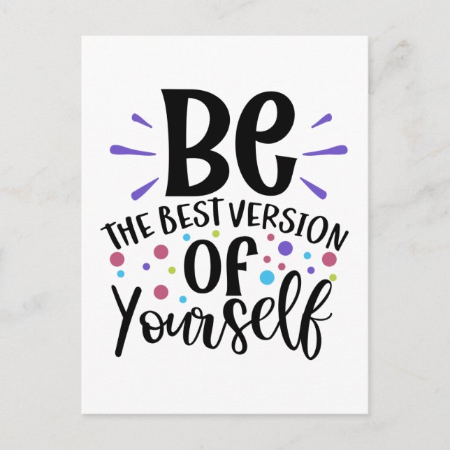 Cartão Postal Felicidade Bem Sucesso Atitude Olá Motivação (Frente)