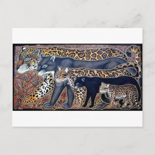 Cartão Postal Felinos da Costa Rica - Gatos grandes