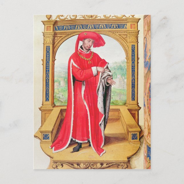 Cartão Postal Felipe o Bom Duque da Borgonha (Frente)