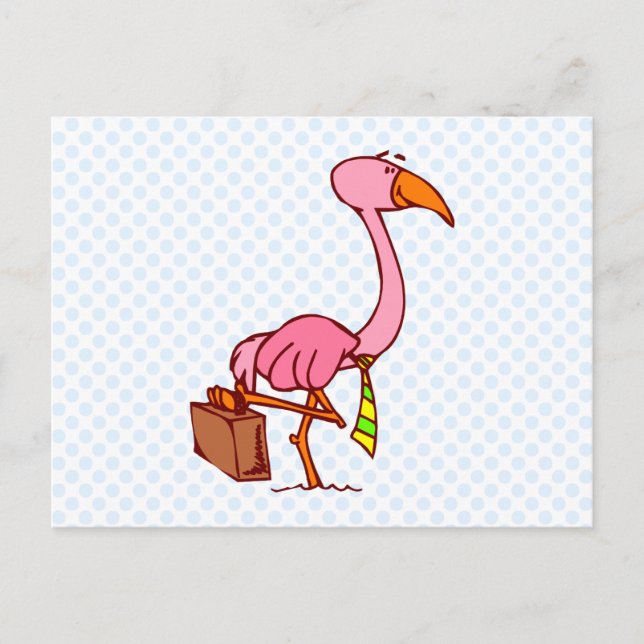Cartão Postal Félix Flamingo (Frente)