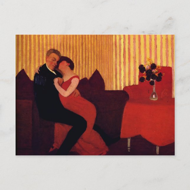 Cartão Postal Felix Vallotton : A Mentira (Frente)