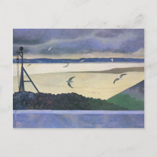 Cartão Postal Felix Vallotton - Gaivotas
