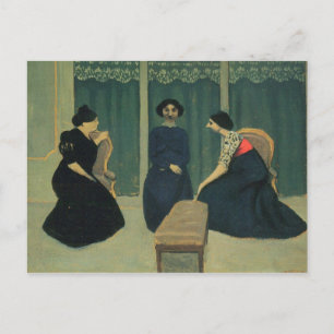 Cartão Postal Felix Vallotton - Gossip