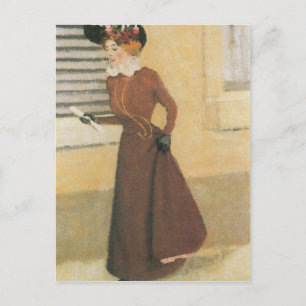 Cartão Postal Felix Vallotton - Mulher com chapéu
