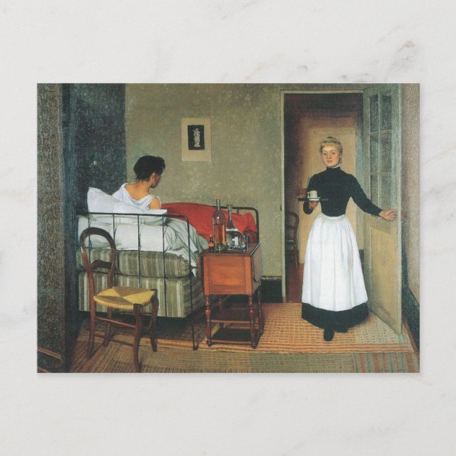 Cartão Postal Felix Vallotton - Os doentes (Frente)