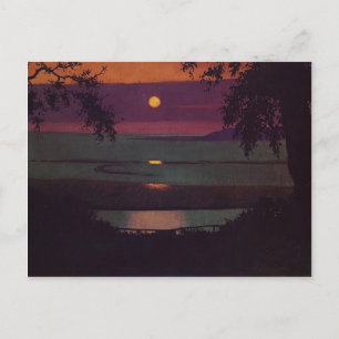 Cartão Postal Felix Vallotton - por do sol