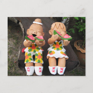 Cartão Postal Feliz