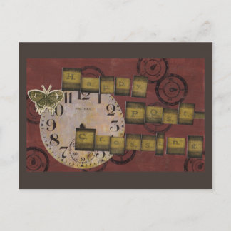 Cartão postal feliz