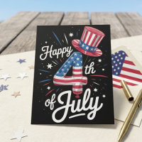 Feliz 4 de Julho Bandeira Patriótica Americana EUA