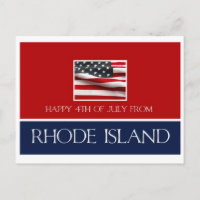 feliz 4 de julho de Rhode Island