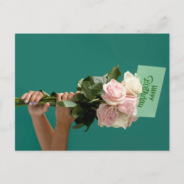 Cartão Postal Feliz Aniversário (Frente)