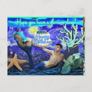 Cartão postal feliz aniversário