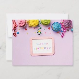 Cartão Postal Feliz Aniversário