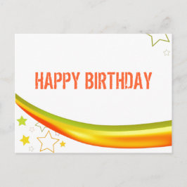 Cartão Postal Feliz aniversário