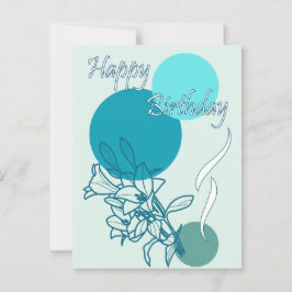 Cartão Postal Feliz aniversário