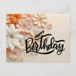 Cartão Postal Feliz aniversário