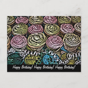 Cartão Postal Feliz aniversário!
