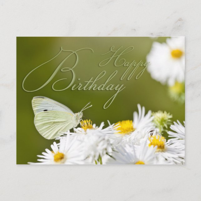 Cartão Postal Feliz aniversário (Frente)