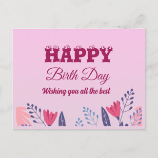 Cartão Postal Feliz aniversário 😍😍😍