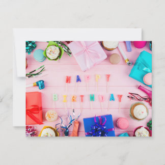 Cartão Postal Feliz Aniversário