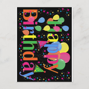 Cartão Postal Feliz aniversário