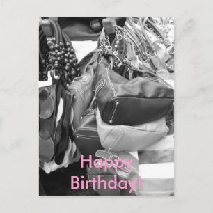 Cartão Postal Feliz aniversário!