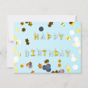 CARTÃO POSTAL FELIZ ANIVERSÁRIO