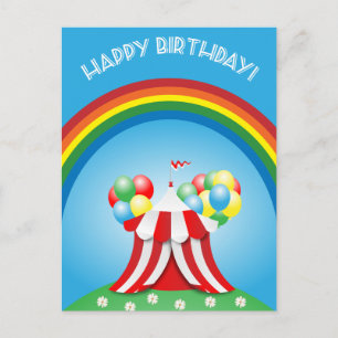 Cartão Postal Feliz aniversário