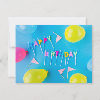 Cartão Postal Feliz Aniversário