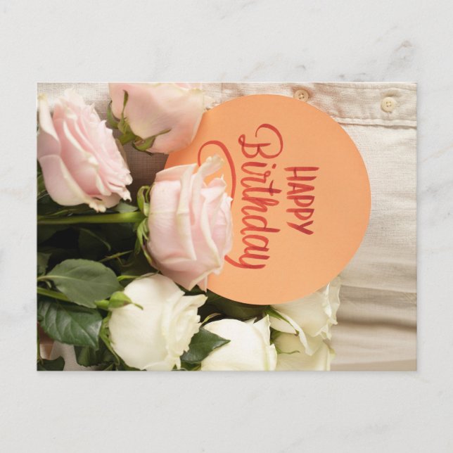 CARTÃO POSTAL FELIZ ANIVERSÁRIO (Frente)