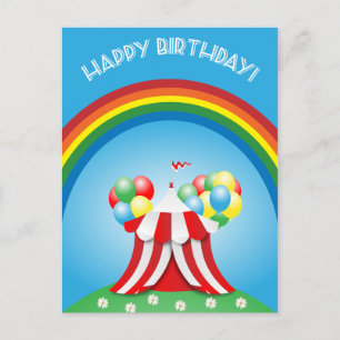 Cartão Postal Feliz aniversário