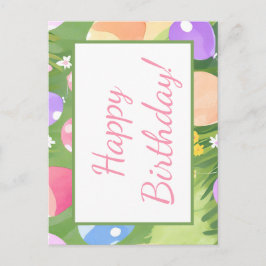 Cartão Postal Feliz aniversário!