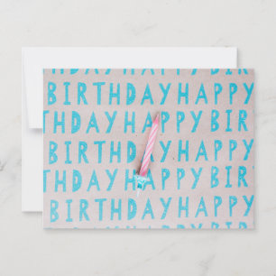 CARTÃO POSTAL FELIZ ANIVERSÁRIO