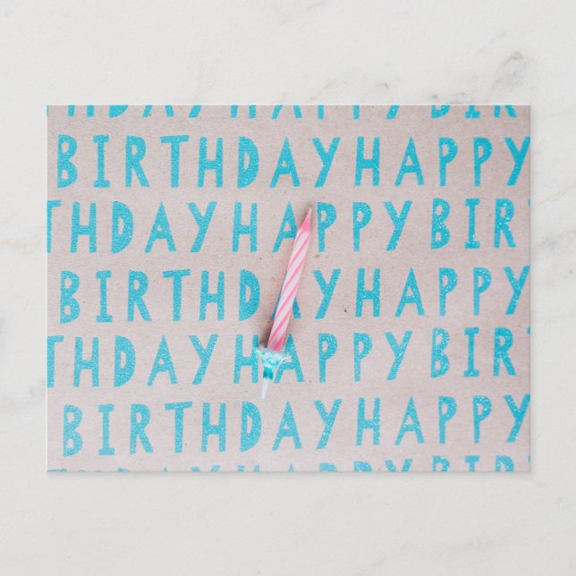 CARTÃO POSTAL FELIZ ANIVERSÁRIO (Frente)