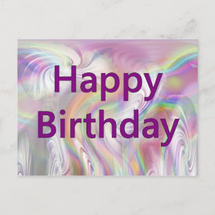 Cartão Postal Feliz aniversário